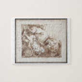 St Joseph mit dem schlafenden Christus-Kind (Stift Puzzle (Horizontal)