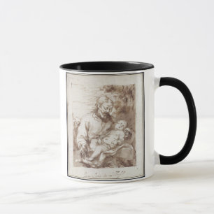 St Joseph mit dem schlafenden Christus-Kind (Stift Tasse