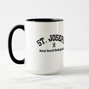 St. Joseph Next Level Dad Schwarze Collegeschrift  Tasse