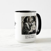 St. Joseph Next Level Vater Black Collegiate Schri Tasse (VorderseiteRechts)