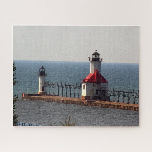 St. Joseph North Pierhead Lights Puzzle (Horizontal)