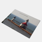 St. Joseph North Pierhead Lights Türmatte (Schrägansicht)