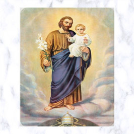 St Joseph Novena Prayer Card Visitenkarte