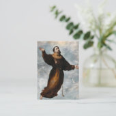 St. Joseph of Cupertino Catholic Prayer Card       Platzkarte (Stehend Vorderseite)