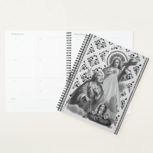 St. Joseph, Papalsymbole und SHJ (Detail; LT 02) Planer