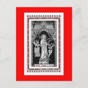 St. Joseph, Patron der Kirche (DT 01) Postkarte
