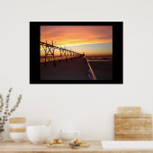 St. Joseph Pier Light, MI HI RES Poster (Küche)