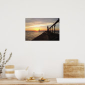 St. Joseph Pier Light, MI Poster (Küche)