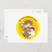 St. Joseph Postkarte (Vorne/Hinten)