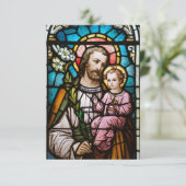 St Joseph Prayer Card (Stehend Vorderseite)