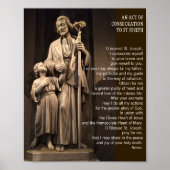 St Joseph Prayer Poster (Vorne)