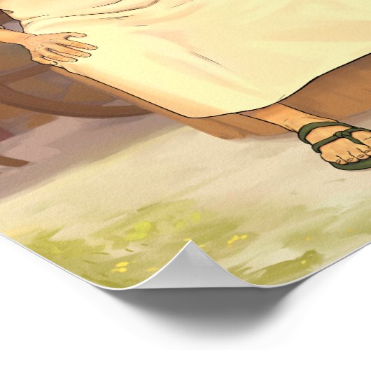 St. Joseph Resting Poster (Ecke)