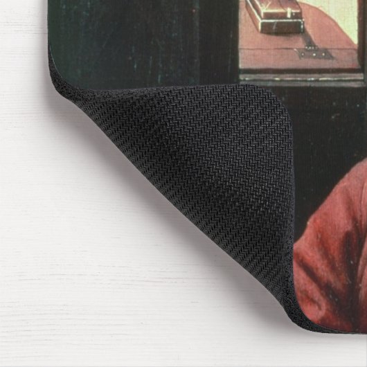 St Joseph schilderte als mittelalterlicher Mousepad (Ecke)