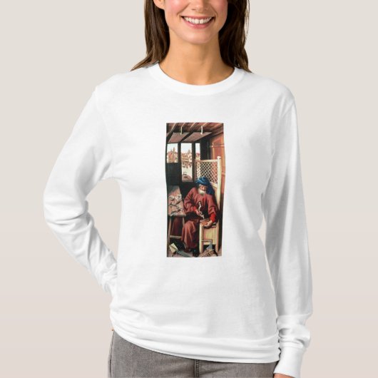 St Joseph schilderte als mittelalterlicher T-Shirt (Vorderseite)