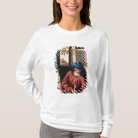 St Joseph schilderte als mittelalterlicher T-Shirt (Vorderseite)