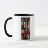 St Joseph schilderte als mittelalterlicher Tasse (Links)