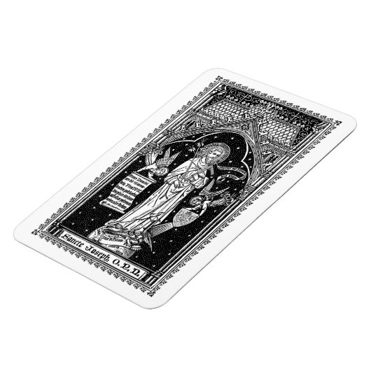 St. Joseph, Schirmherr der Kirche (DT 01) Magnet (Linke Seite)