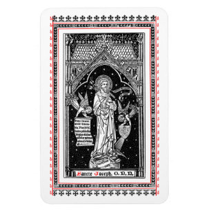 St. Joseph, Schirmherr der Kirche (DT 01) Magnet