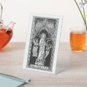 St. Joseph, Schirmherr der Kirche (DT 01) Sockelschild (In SItu)