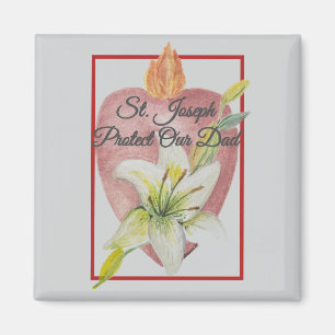 St. Joseph Schütze Unseren Vater Magnet - Vatertag