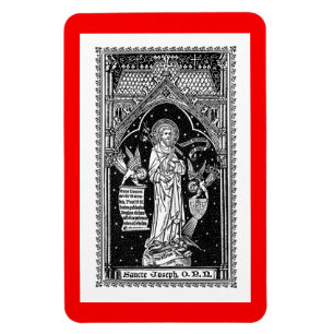 St. Joseph, Schutzpatron der Kirche (DT 01) Magnet