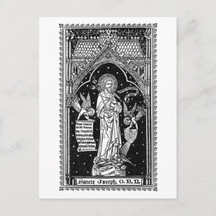 St. Joseph, Schutzpatron der Kirche (DT 01) Postka Postkarte
