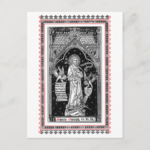 St. Joseph, Schutzpatron der Kirche (DT 01) Postka Postkarte