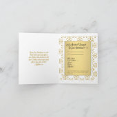 St. Joseph Spiritual Bouquet Card Karte (Innenseite)