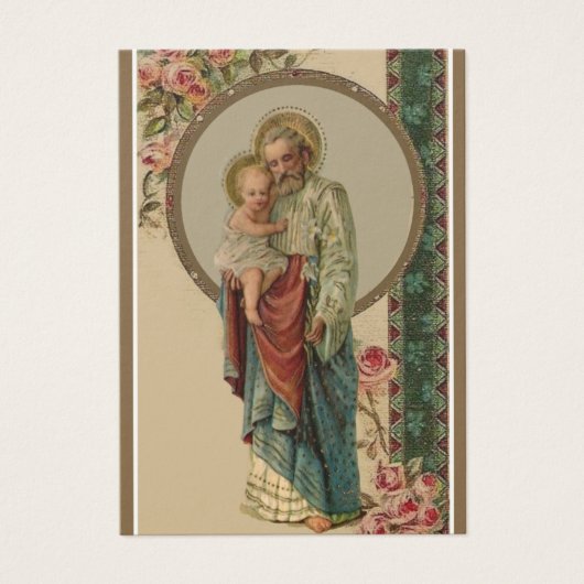 St. Joseph Spiritual Bouquet Gebet Heilige Karte (Vorderseite)