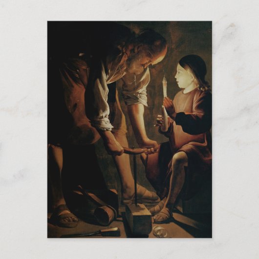 St. Joseph, the Carpenter Postkarte (Vorderseite)