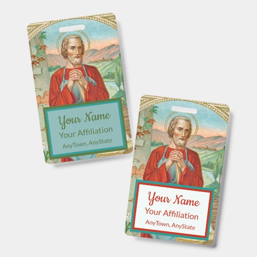 St. Joseph the Worker (BK 31) Ausweis (Vorder- & Rückseite)