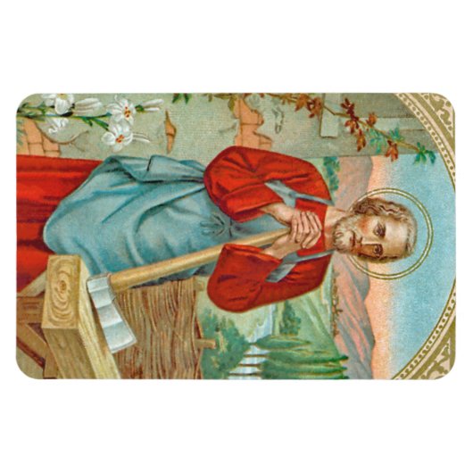 St. Joseph the Worker (BK 31) Magnet (Horizontal)