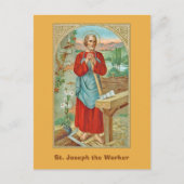 St. Joseph the Worker (BK 31) Postkarte (Vorderseite)
