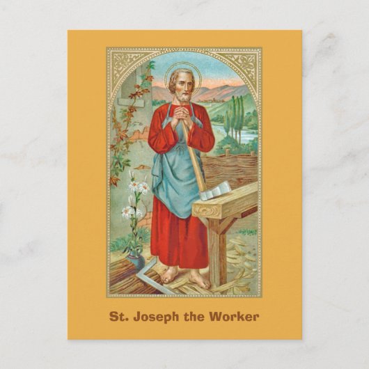 St. Joseph the Worker (BK 31) Postkarte (Vorderseite)