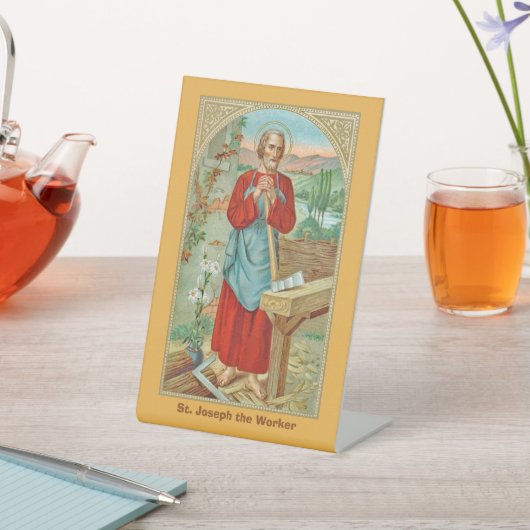 St. Joseph the Worker (BK 31) Sockelschild (In SItu)