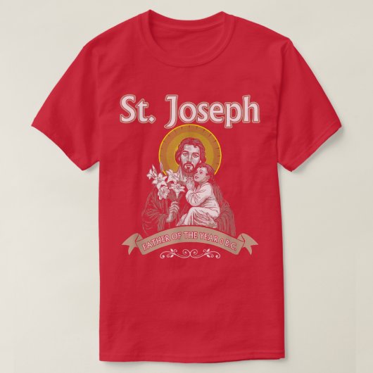 St Joseph TshirtSt. Vatertag T-Shirt (Design vorne)