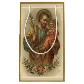 St Joseph und Baby Jesus I 2 verschiedene Bilder Kleine Geschenktüte (Vorderseite)