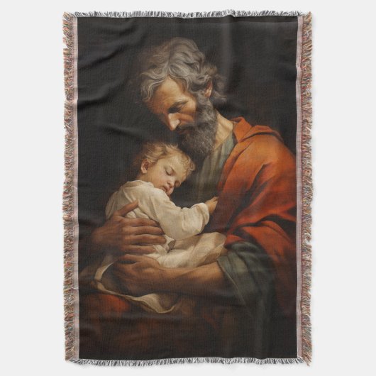 St. Joseph und Baby Jesus Religious Katholic Decke (Vorderseite Vertikal)