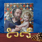 St. Joseph und das Christ Child (DPT 002) Fliese