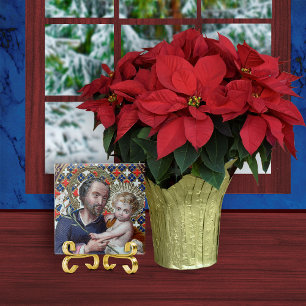 St. Joseph und das Christ Child (DPT 002) Fliese