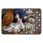 St. Joseph und das Christ Child (DPT 002) Magnet (Horizontal)