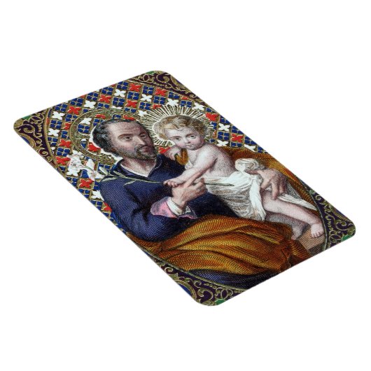 St. Joseph und das Christ Child (DPT 002) Magnet (Rechte Seite)