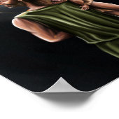 St. Joseph und das Kind Jesus drucken Poster (Ecke)