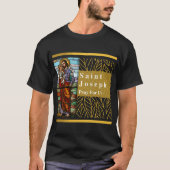 St. Joseph und Säugling Jesus Heiligen Joseph Kath T-Shirt (Vorderseite)