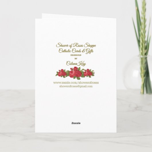 St. Joseph VATHER's DAY Angels Tools Karte (Rückseite)