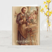 St. Joseph VATHER's DAY Angels Tools Karte (Gelbe Blume)