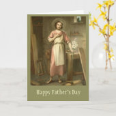 St. Joseph VATHER's DAY Lily Karte (Gelbe Blume)