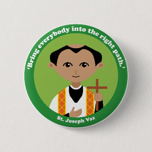 St Joseph Vaz Button