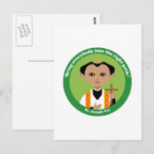 St. Joseph Vaz Postkarte (Vorne/Hinten)