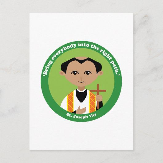 St. Joseph Vaz Postkarte (Vorderseite)